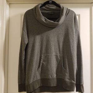 Cowl Neck Gray Sweater
